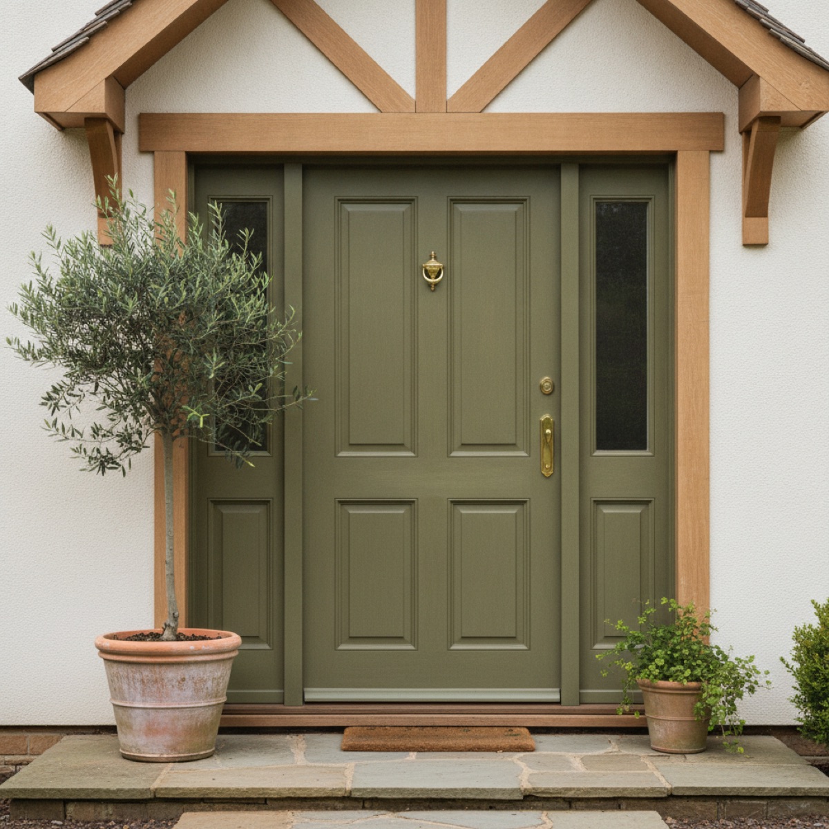 Front door &middot; satin