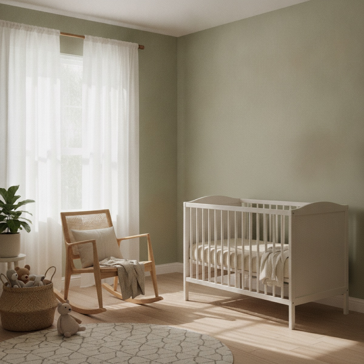 Valspar “Warm Eucalyptus” · nursery